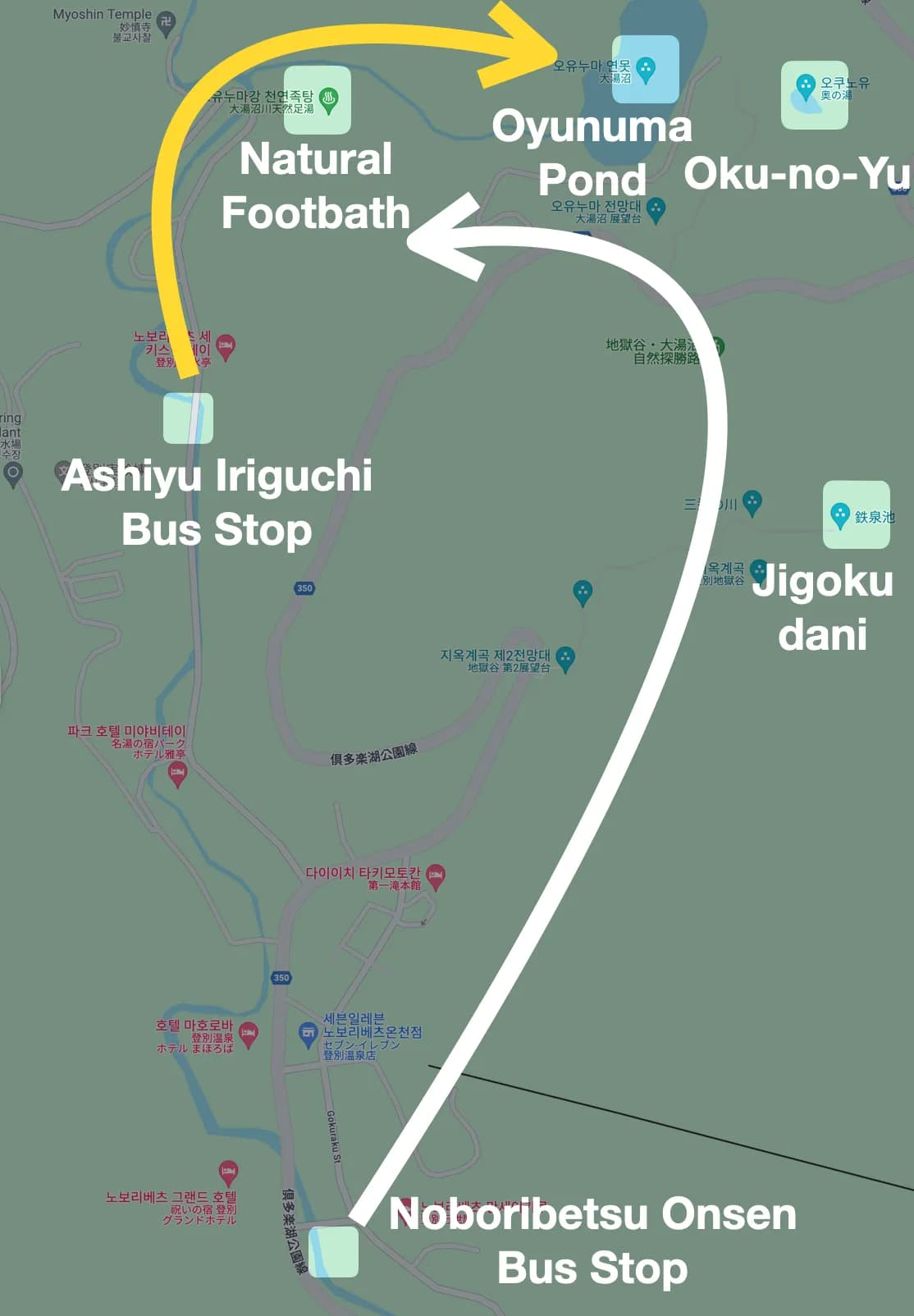 Noboribetsu itinerary